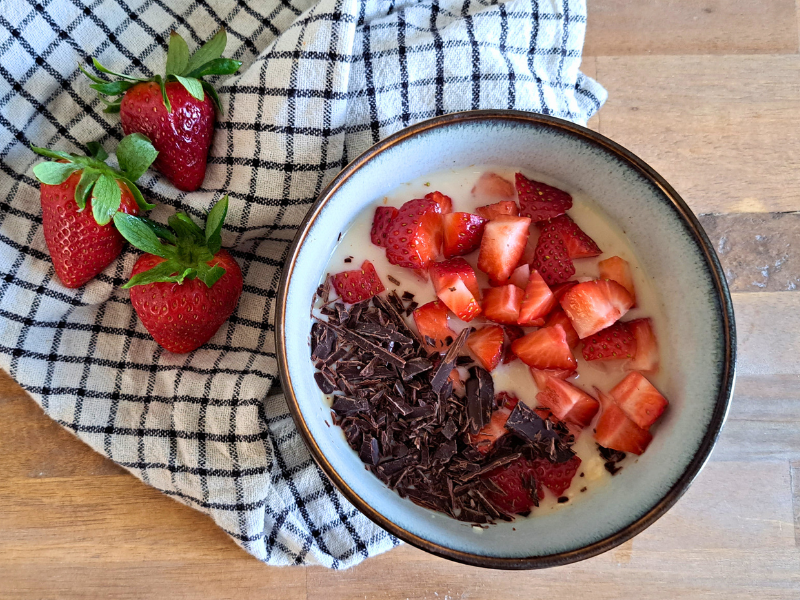 Erdbeer Porridge