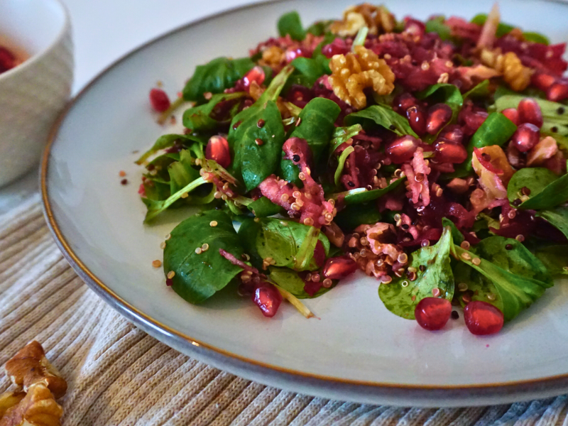 Winter Salat mit Quinoa