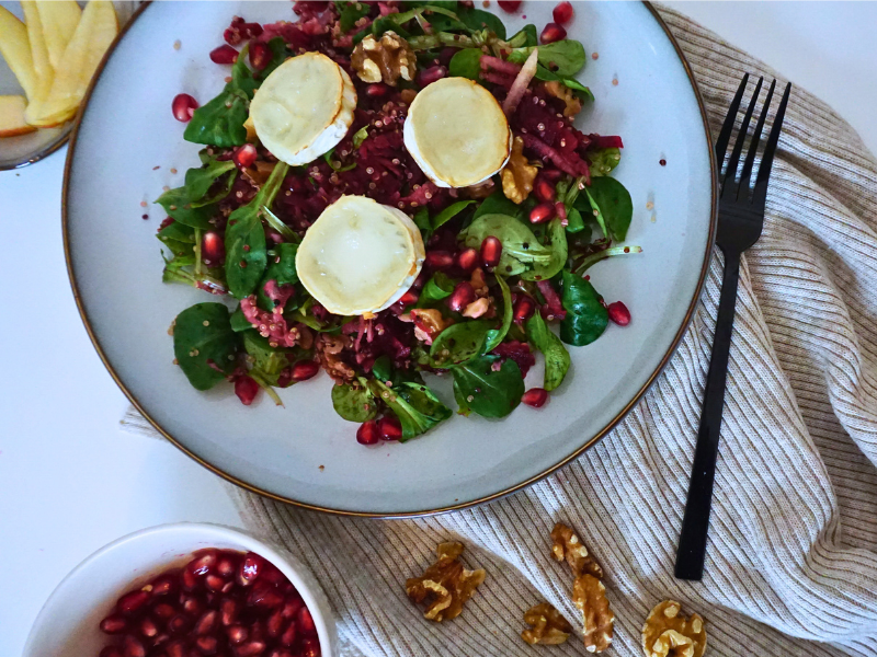 Winter Salat mit Quinoa